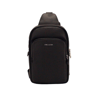 Coach Ethan Black Leather Sling Pack Shoulder Bag