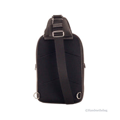 Coach Ethan Black Leather Sling Pack Shoulder Bag